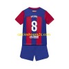 Barcellona Pedri 8 Bambino Maglia Prima 2023/2024 Manica Corta (+ Pantaloncini)